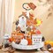 Citrus; 18-Piece Fall Tiered Tray Decor Set – Rustic Pumpkin & Maple Leaf Wooden Signs, “Hello Fall” Farmhouse Tabletop Decorations for Kitchen, Dining Table, Mantel & Autumn Home Styling; Category:Fall Tabletop Decor; Image:3